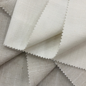 Amalia亚麻涤纶漂白面料