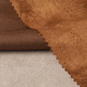 Polyester Suede Velvet Fabric for Shoes 